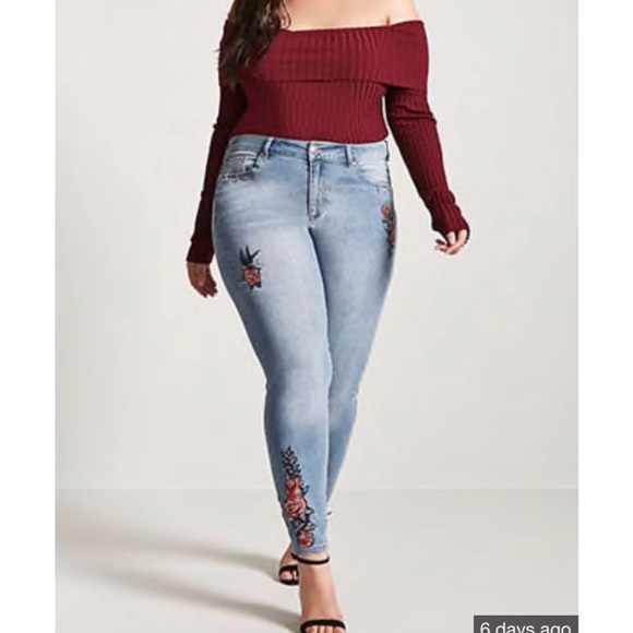 forever 21 plus size jeans